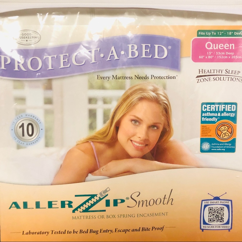 Protect-A-Bed Queen Allerszip boxspring encasement